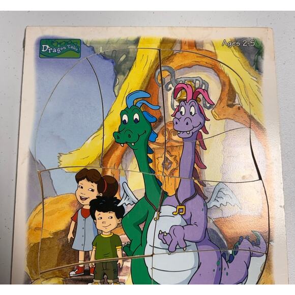 Vintage Playskool 2000 Dragon Tales Puzzle 8pc - Picture 3 of 3